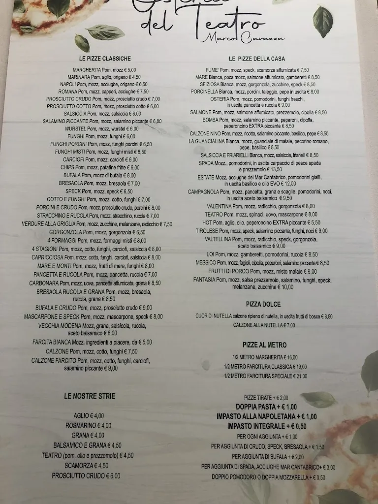 Menu_Osteria Del Teatro Cavazza Marco_Cavezzo_image_1