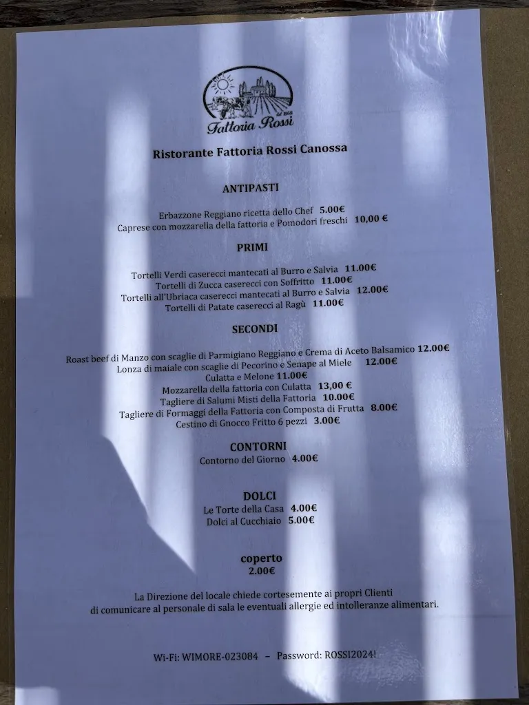 Menu_Fattoria Rossi Canossa_Ciano d'Enza_image_1