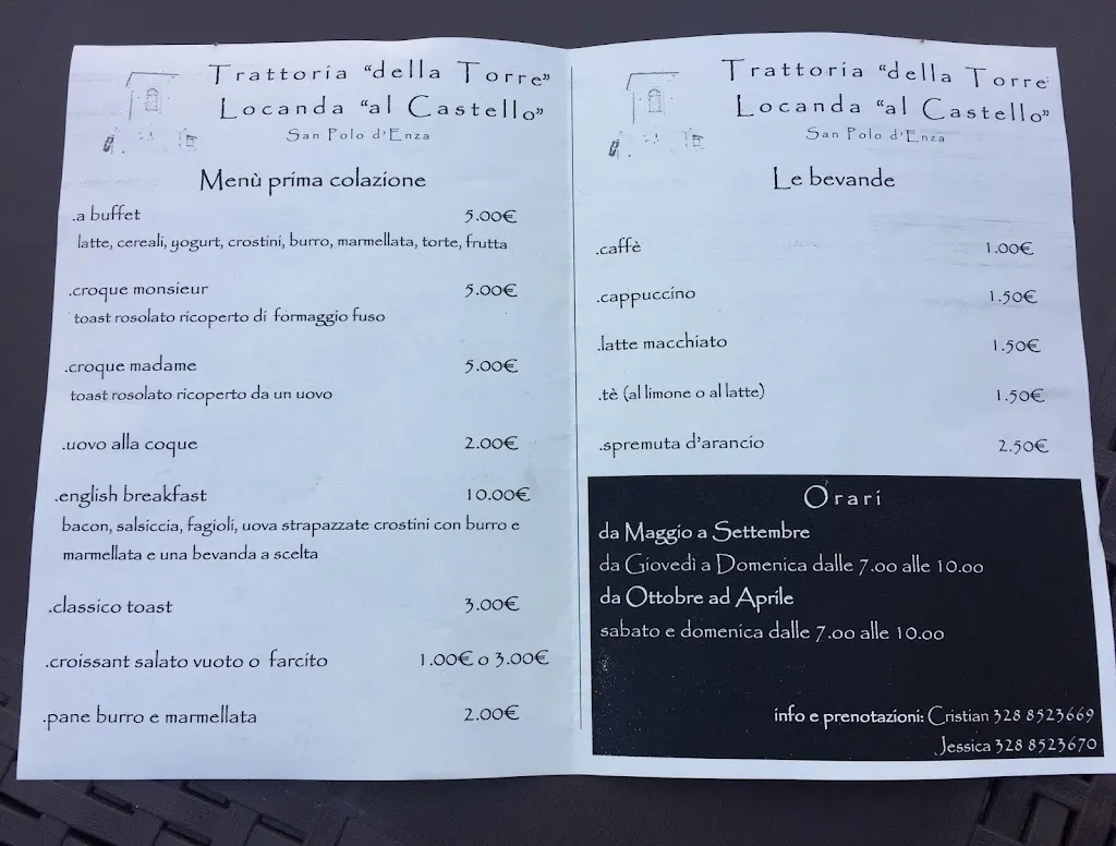 Menu_Trattoria Della Torre_Ciano d'Enza_image_4