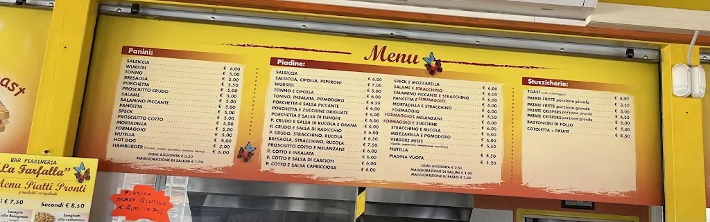 Menu_Bar Piadineria LA FARFALLA_Codigoro_image_1