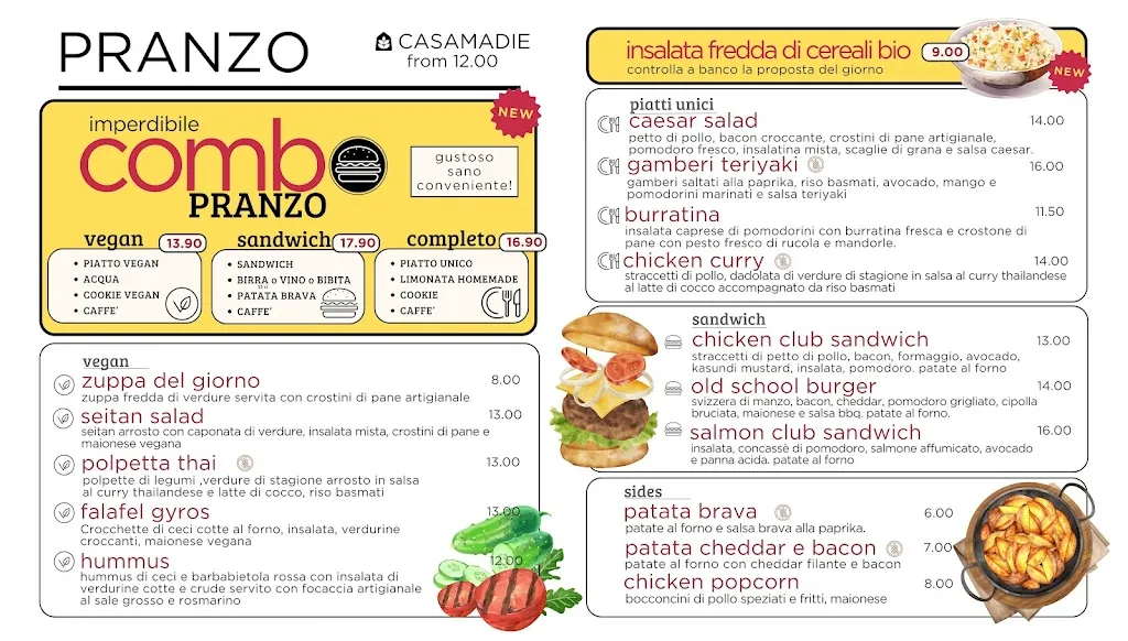 Menu_CASAMADIE - Piazza del Popolo_Cesena_immagine_4