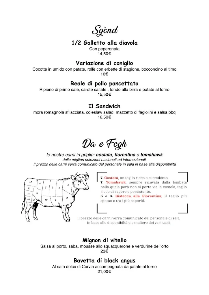 Menu_Ristorante al Sangiò - Magna e be'_Cesena_image_1