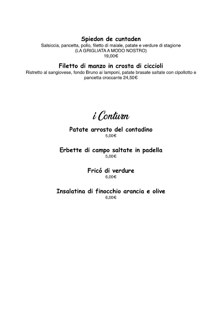 Menu_Ristorante al Sangiò - Magna e be'_Cesena_image_4
