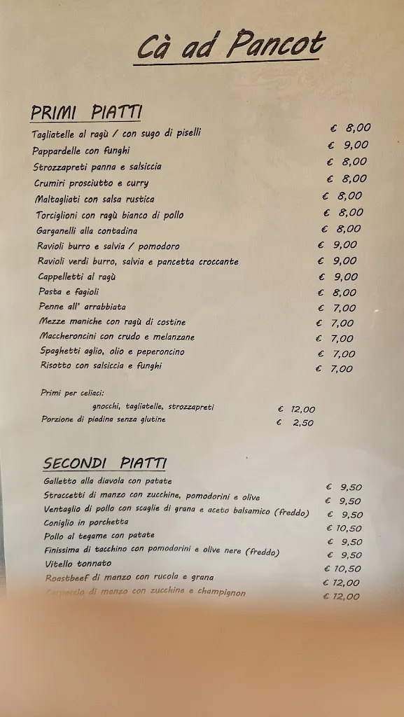 Menu_Ristorante Ca' ad Pancot_Cesena_image_1
