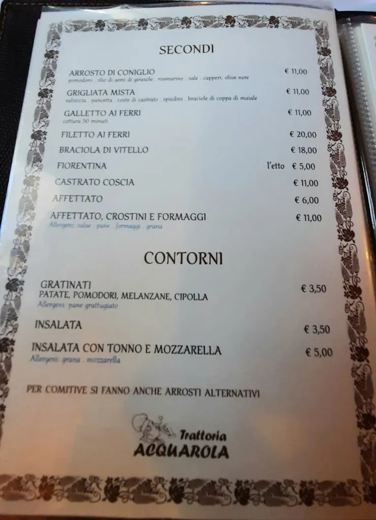 Menu_Trattoria Acquarola_Cesena_image_2