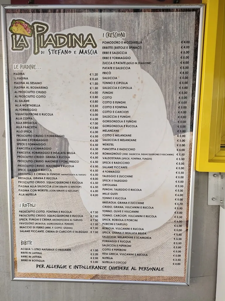 Menu_La Piadina di Stefano e Mascia_Cesena_image_1