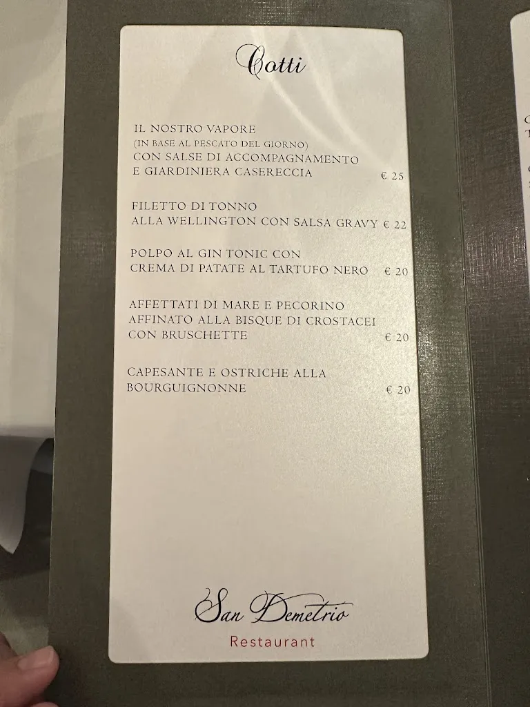 Menu_San Demetrio restaurant_Cesena_image_1