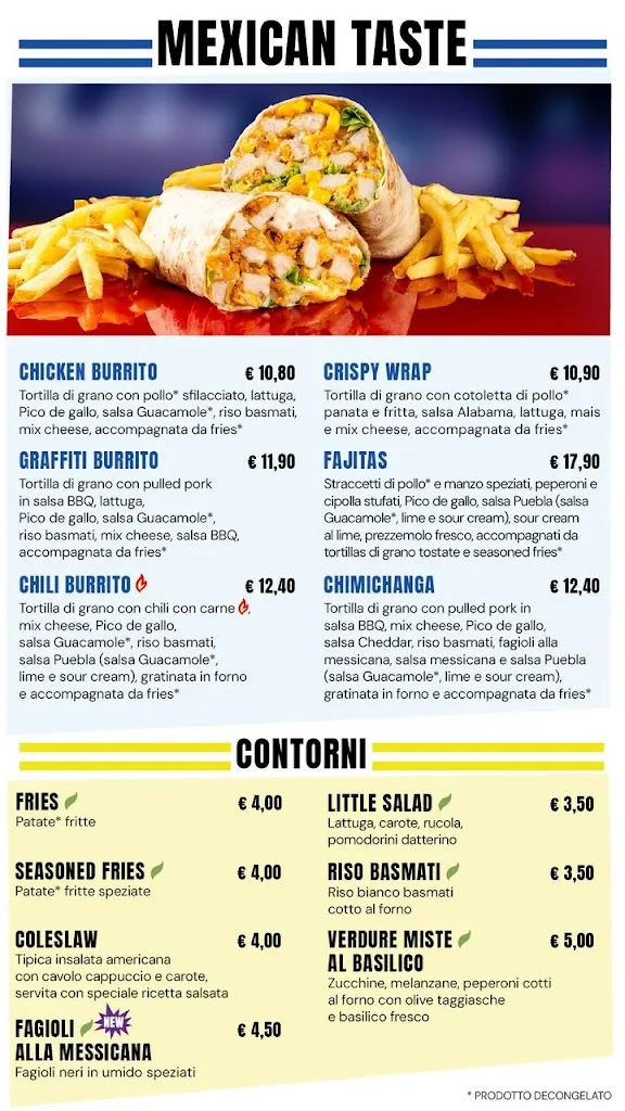 Menu_America Graffiti - Cesena_Cesena_image_1