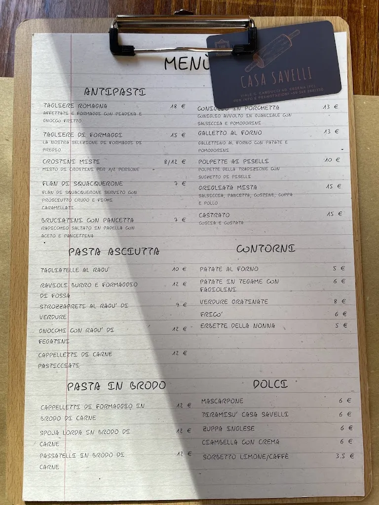 Menu_Casa Savelli Cesena_Cesena_image_3