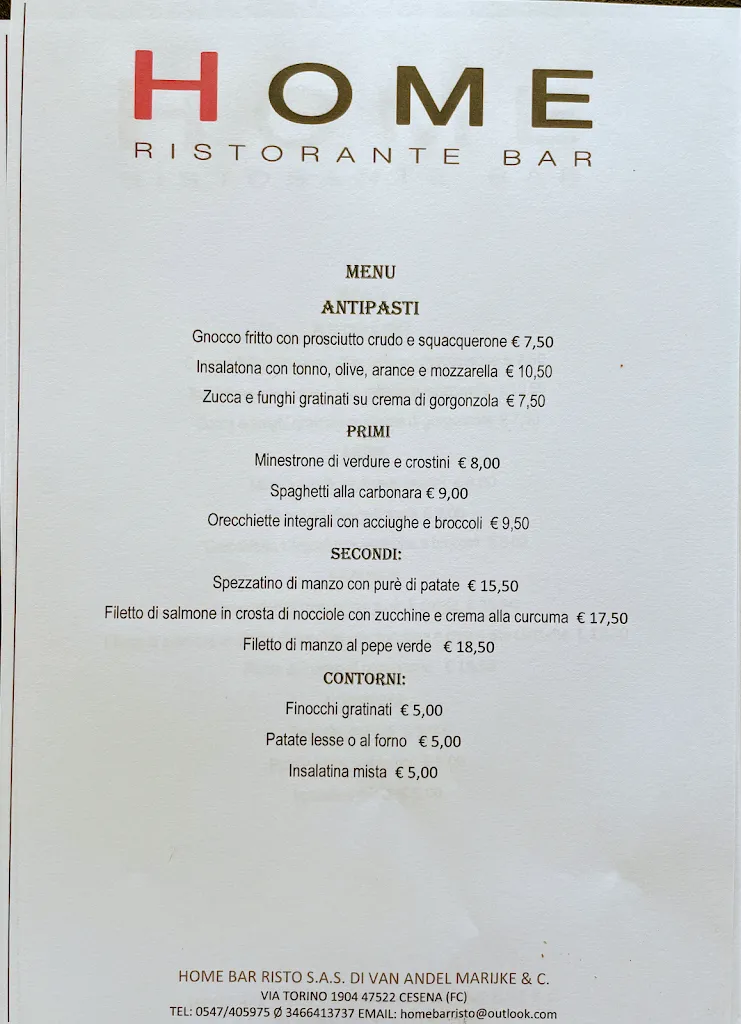 Menu_Home - restaurant bar_Cesena_image_3