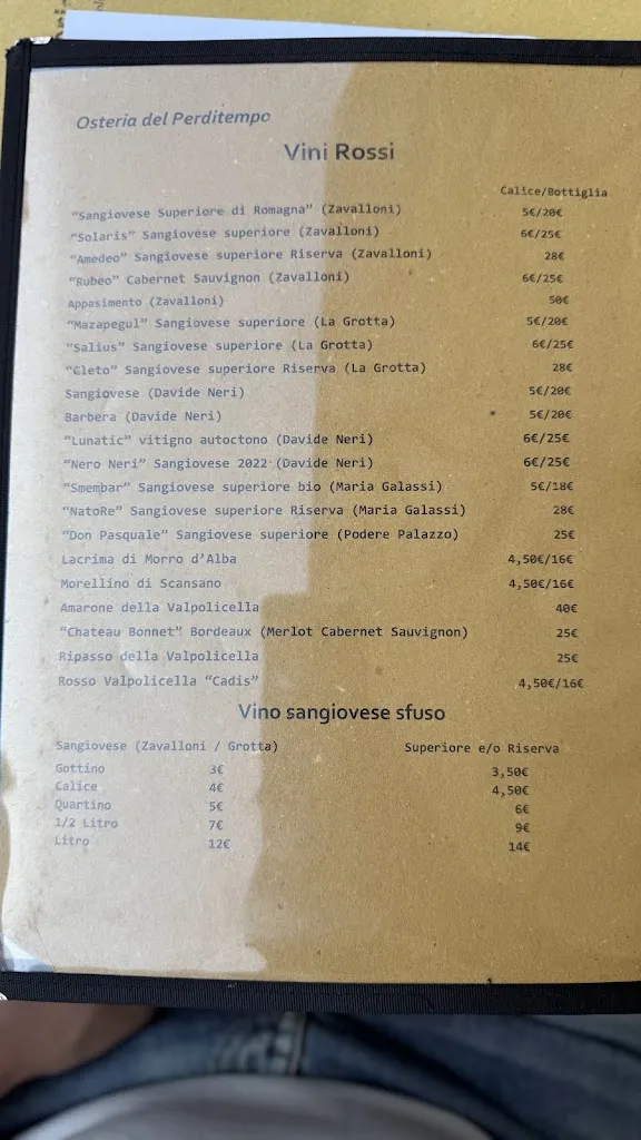 Menu_L'Osteria del Perditempo_Cesena_image_1