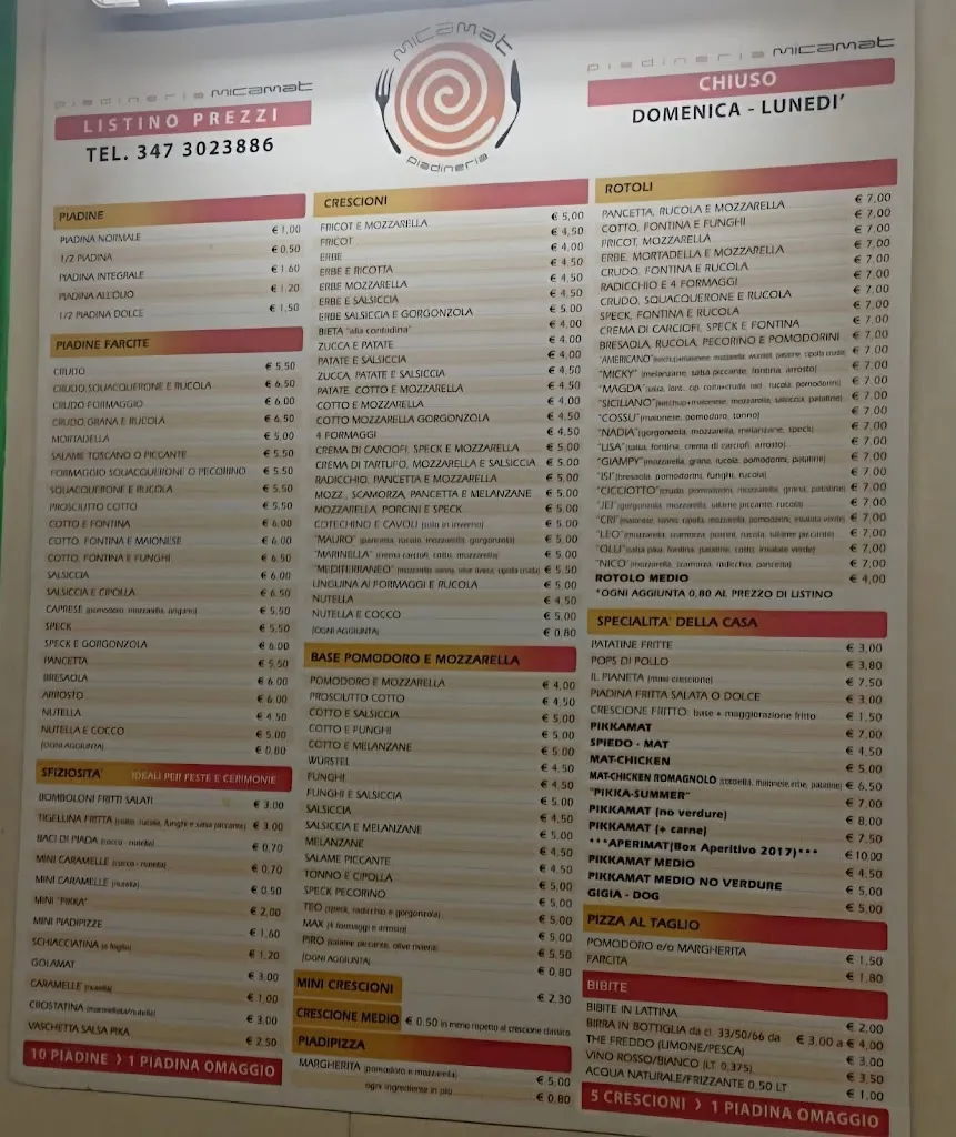 Menu_Micamat Piadineria_Cesena_image_3
