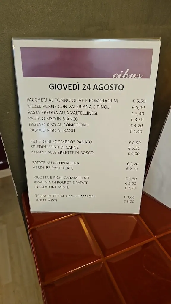 Menu_Ristorante Self-Service Cibus_Cesena_image_1