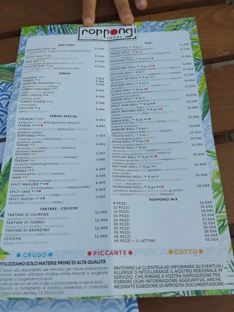 Menu_Ristorante Roppongi Fusion Sushi_Cesena_image_1