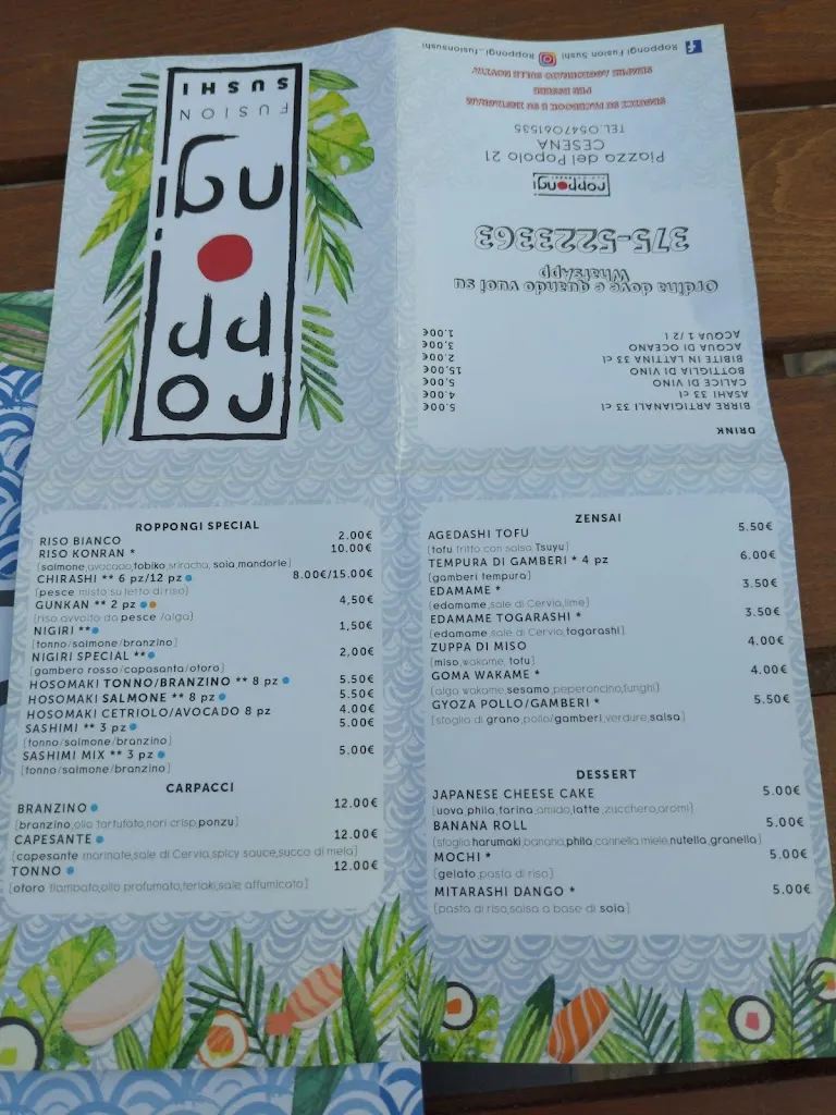 Menu_Ristorante Roppongi Fusion Sushi_Cesena_image_2
