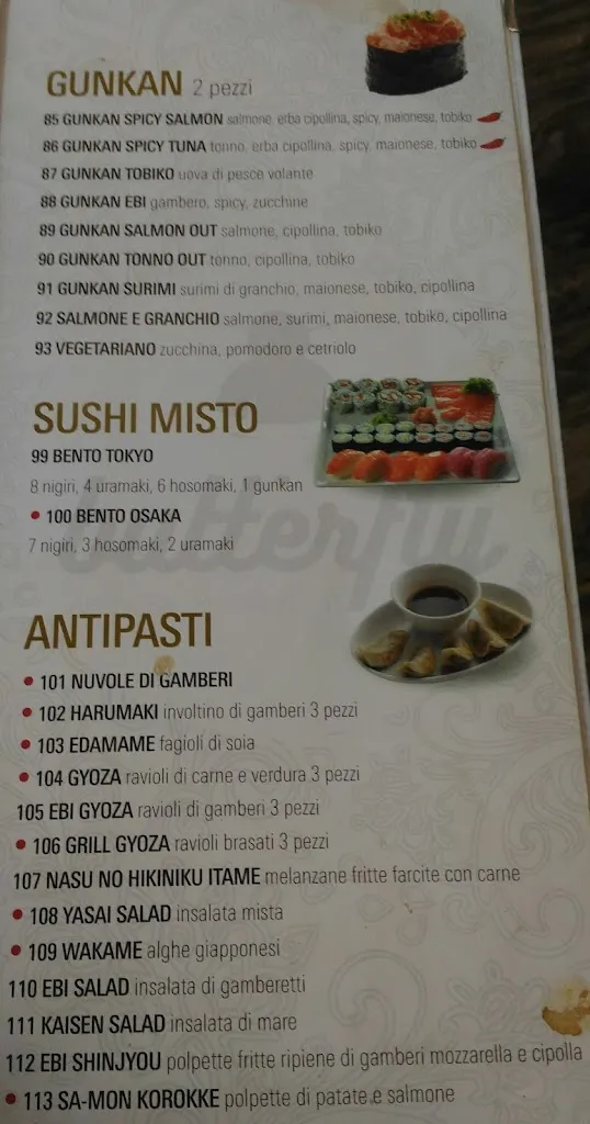 Menu_Butterfly sushi & grill Restaurant_Cesena_immagine_3