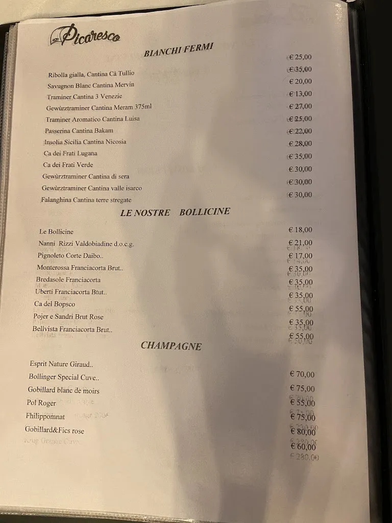 Menu_Ristorante Pizzeria Picaresco_Colombaro_image_3