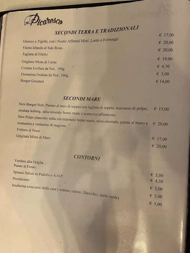 Menu_Ristorante Pizzeria Picaresco_Colombaro_image_4