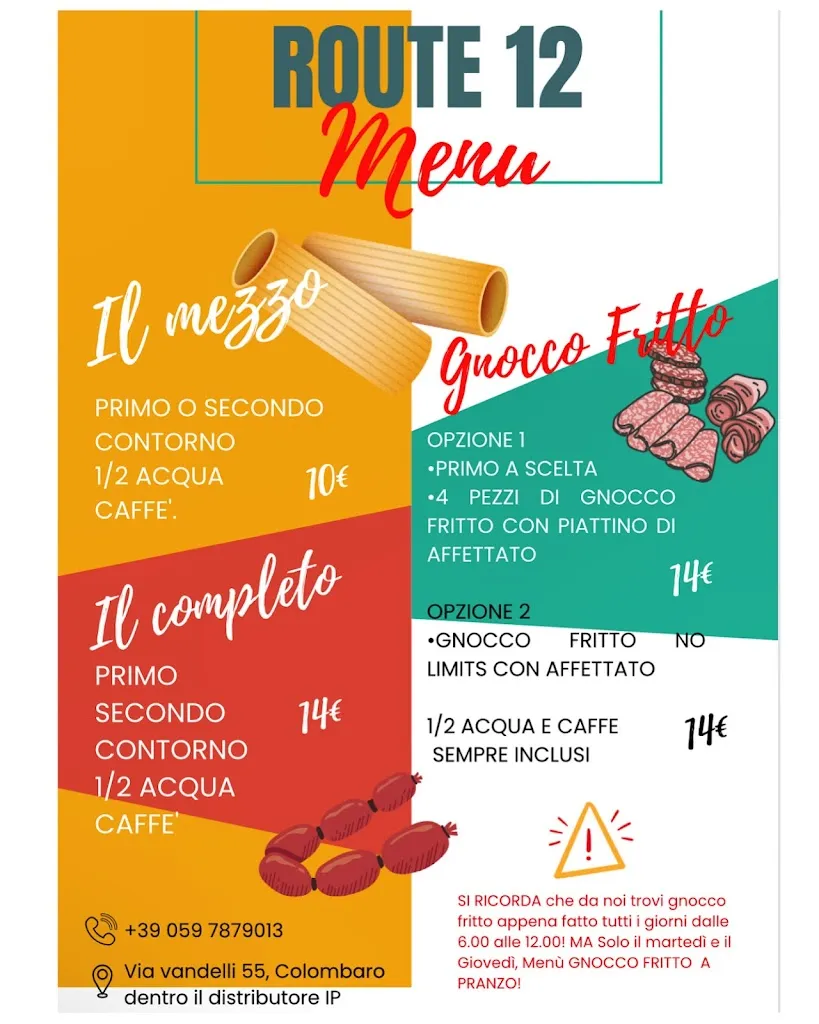 Menu_Route 12 ristobar_Colombaro_image_1