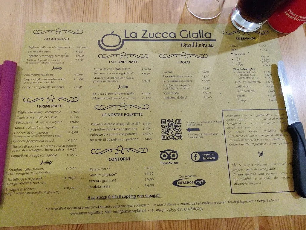 Menu_Trattoria La zucca gialla_Cesenatico_immagine_2