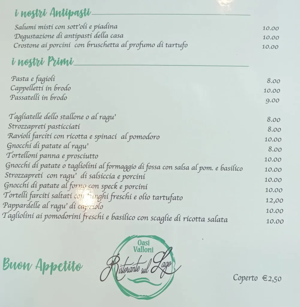 Menu_Ristorante sul Lago da Marco e Barbara_Cesenatico_image_4