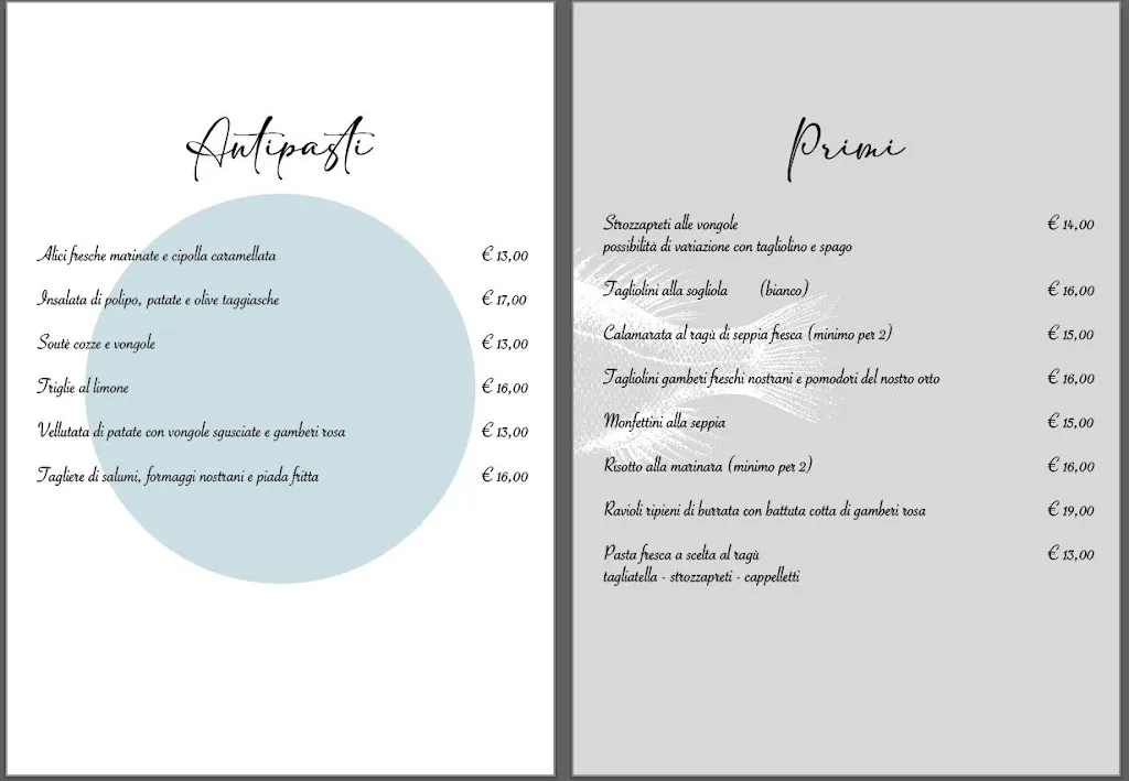 Menu_Seaside Ristorante di Pesce & Lounge Bar_Cesenatico_image_1
