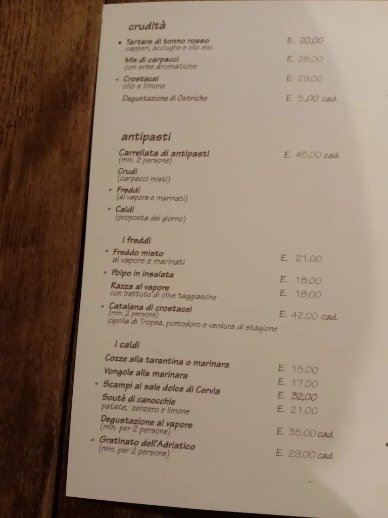 Menu_La Cantina del Porto_Cesenatico_immagine_1