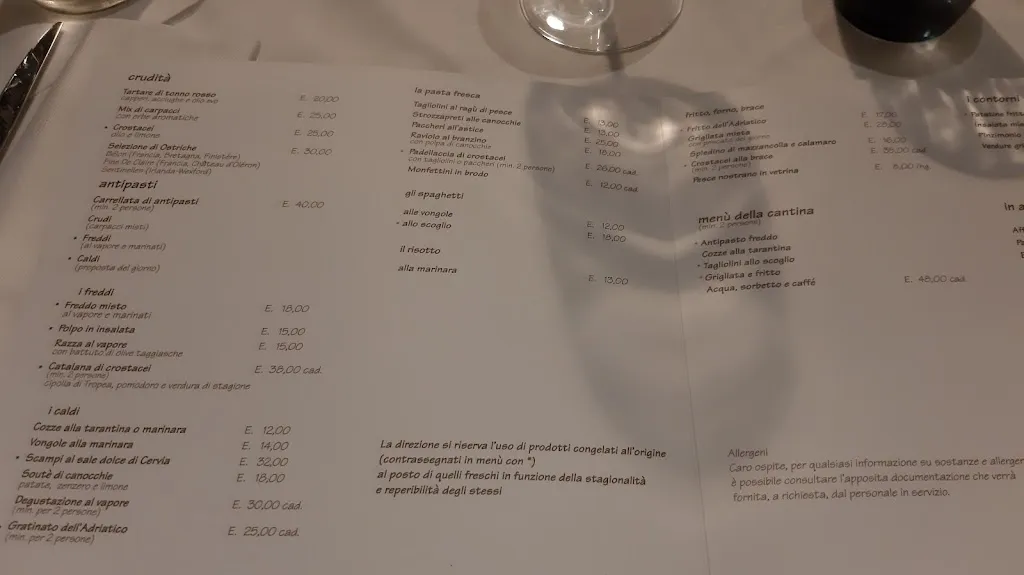 Menu_La Cantina del Porto_Cesenatico_immagine_4