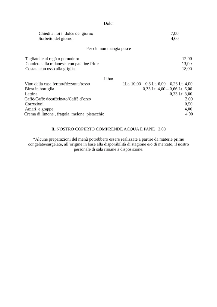 Menu_Osteria del Mare La Lampara_Cesenatico_image_2