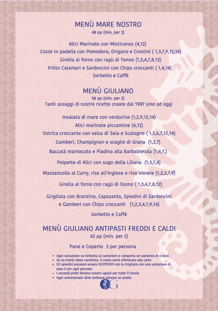 Menu_Ristorante Da Giuliano al Porto Canale_Cesenatico_image_4