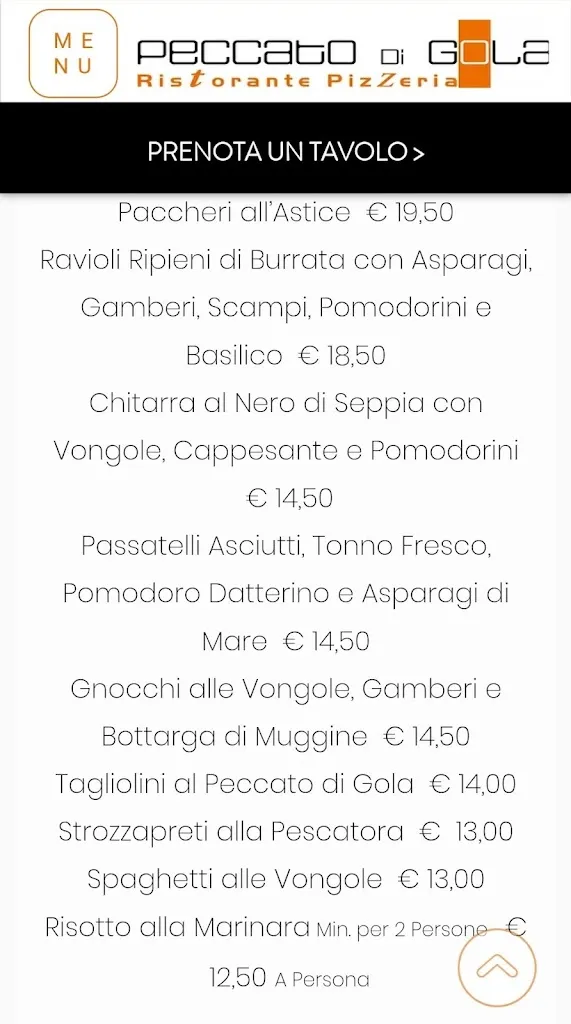 Menu_Ristorante Pizzeria Peccato di Gola Cesenatico_Cesenatico_image_3