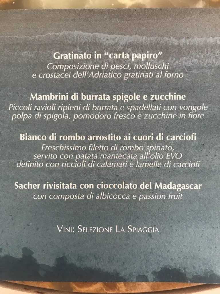 Menu_La Spiaggia_Cesenatico_image_1