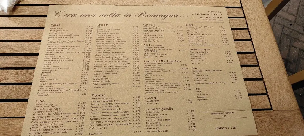 Menu_C'era una volta in Romagna..._Cesenatico_image_1