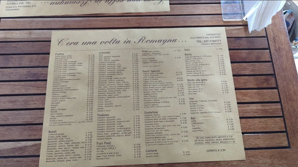 Menu_C'era una volta in Romagna..._Cesenatico_image_2