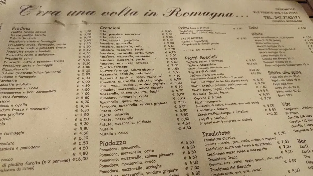 Menu_C'era una volta in Romagna..._Cesenatico_image_3