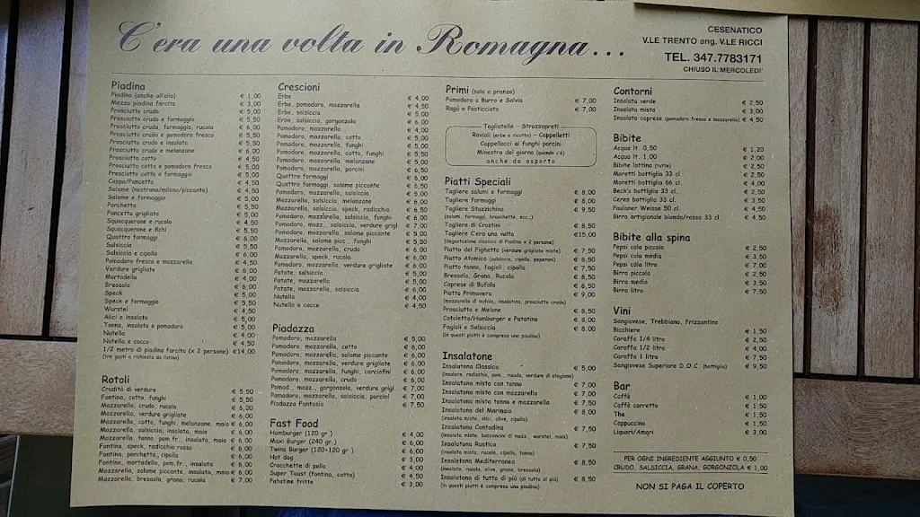 Menu_C'era una volta in Romagna..._Cesenatico_image_4