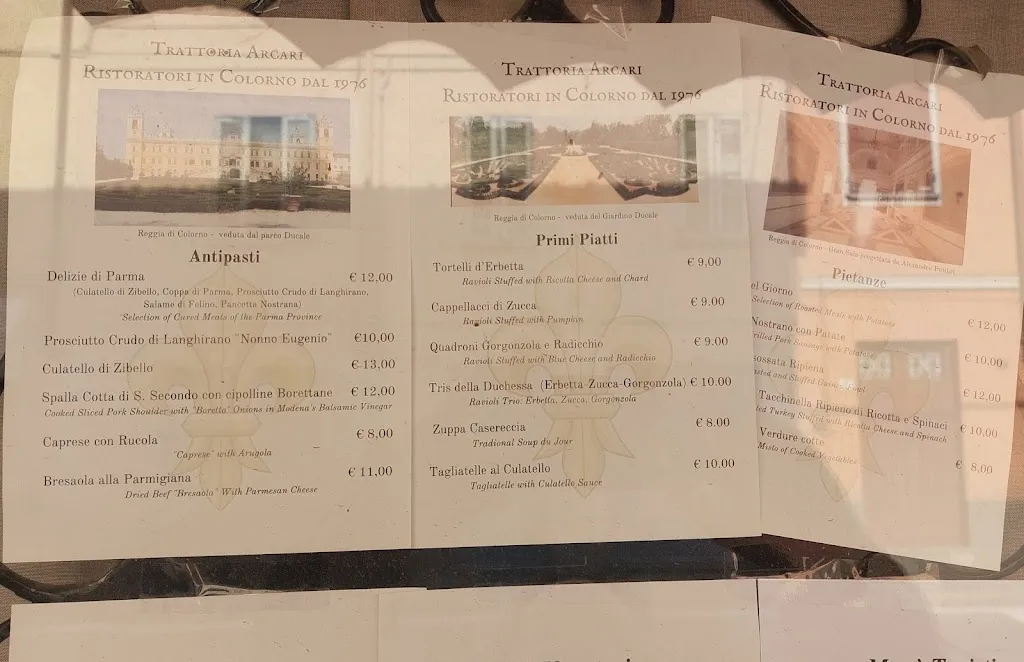 Menu_Trattoria Arcari_Colorno_image_2