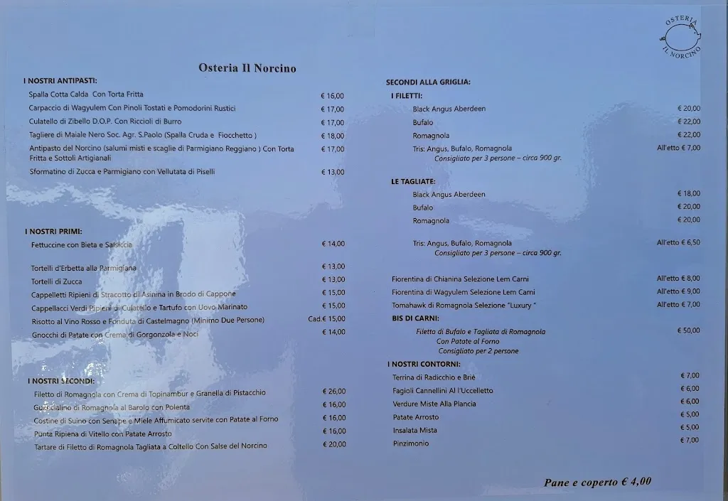 Menu_Osteria Il Norcino_Colorno_image_4