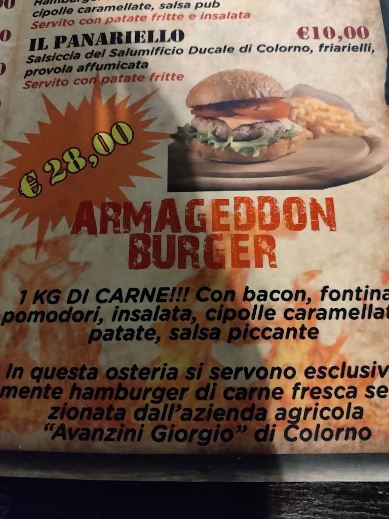 Menu_Osteria del Vicolo Stretto Pub_Colorno_image_2