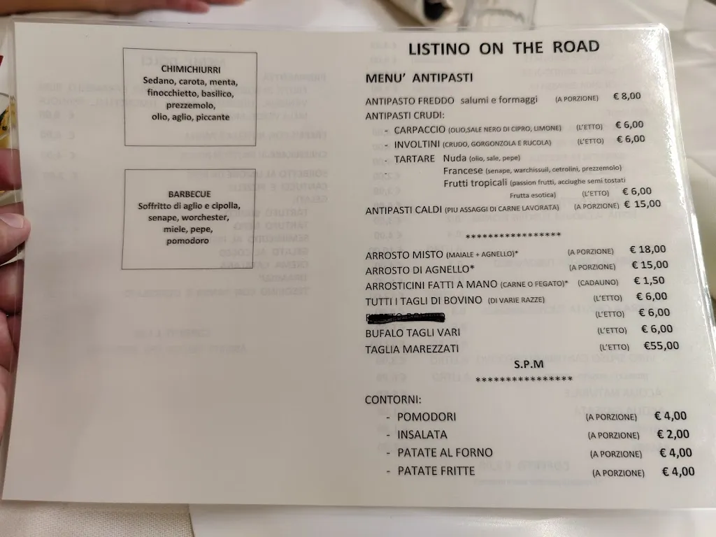 Menu_Ristocarne On The Road_Ortona_image_1