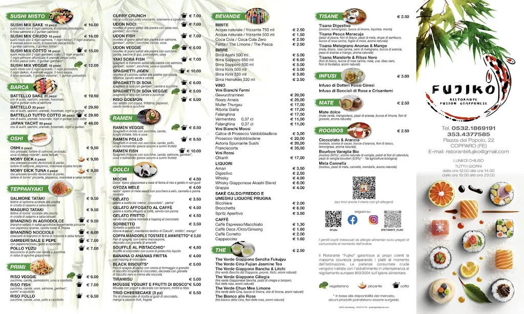 Menu_Fujiko - Ristorante Giapponese_Copparo_image_2