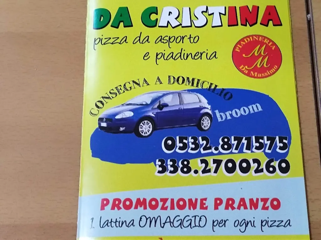 Menu_Pizzeria Da Cristina Al Campanile_Copparo_immagine_1