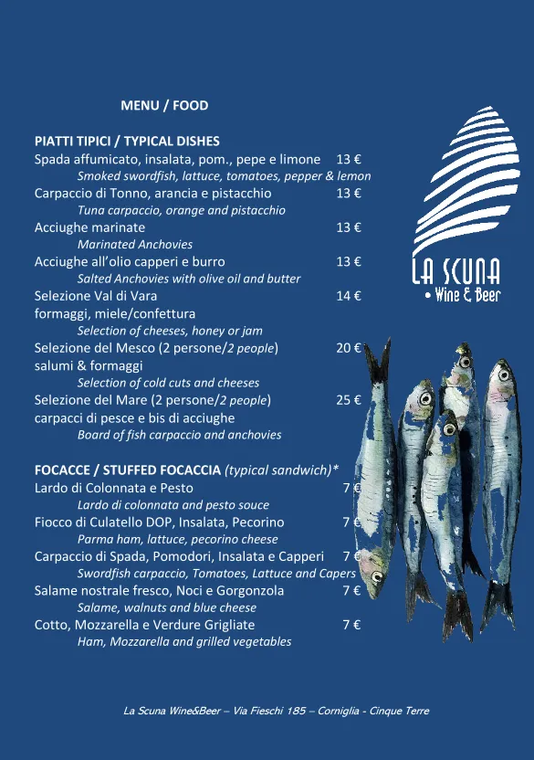 Menu_La Scuna Wine & Beer_Corniglio_image_2
