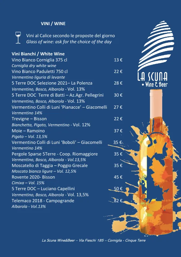 Menu_La Scuna Wine & Beer_Corniglio_image_3