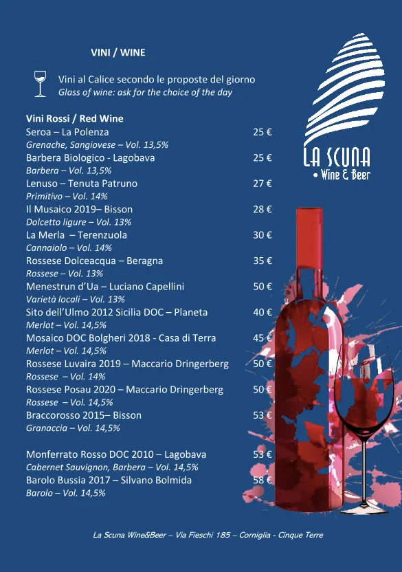 Menu_La Scuna Wine & Beer_Corniglio_image_4
