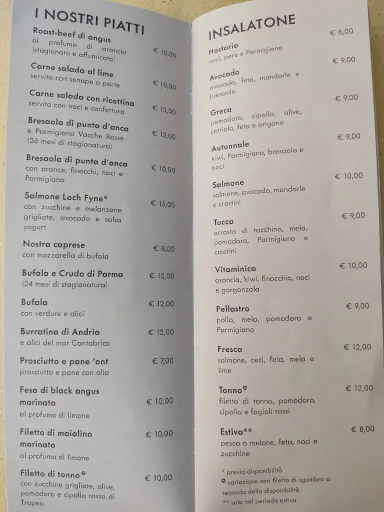 Menu_Hostaria Del Castello wine & beer shop_Ortona_image_1