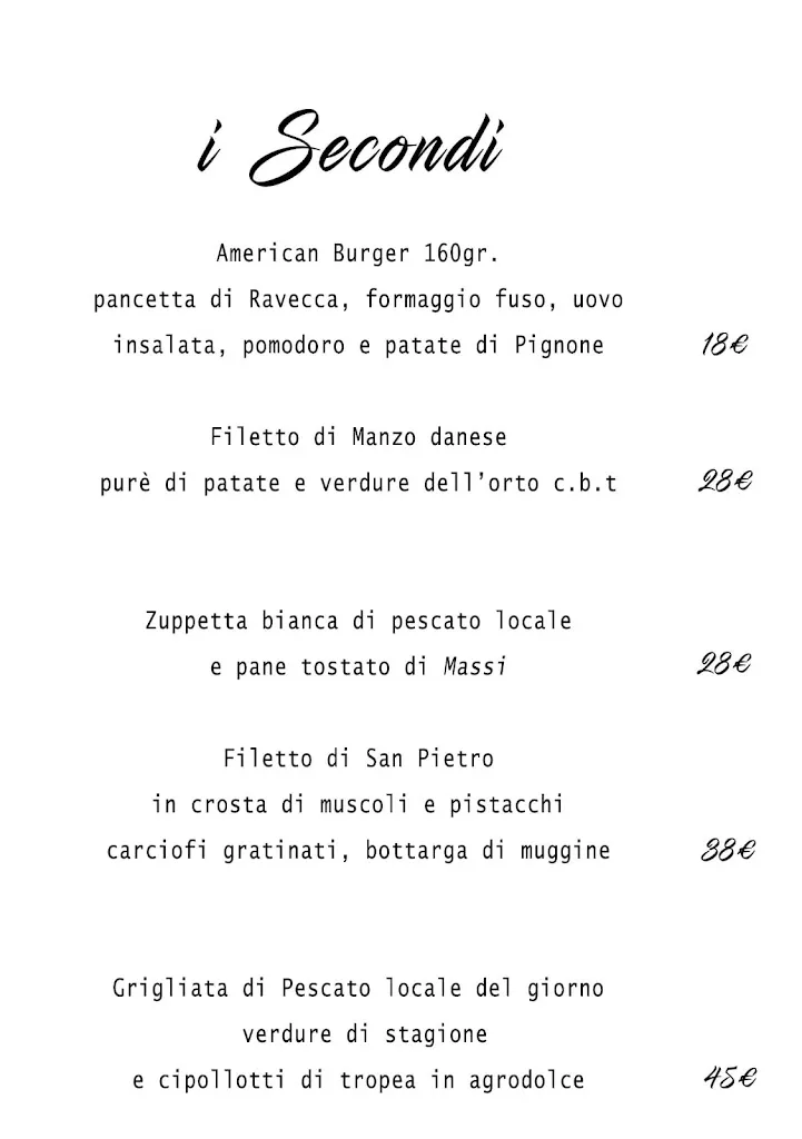 Menu_Food And Sea Trattoria_Corniglio_image_1