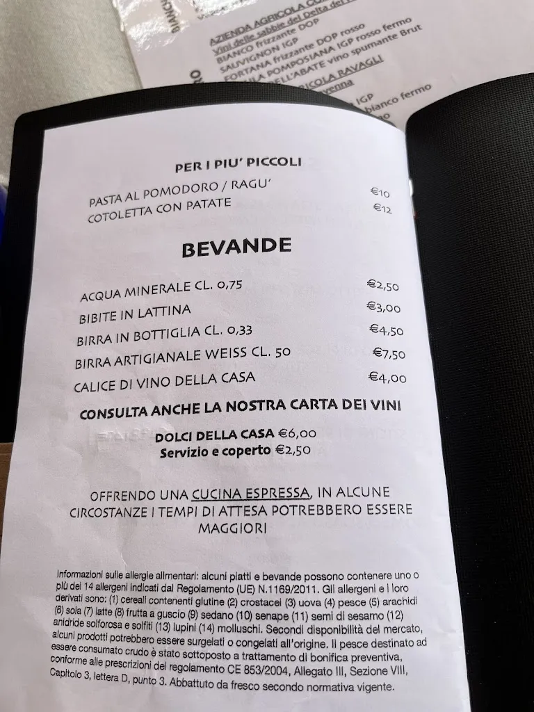 Menu_Ristorantino La Bottega Del Sale seafood bistrot_Comacchio_image_3