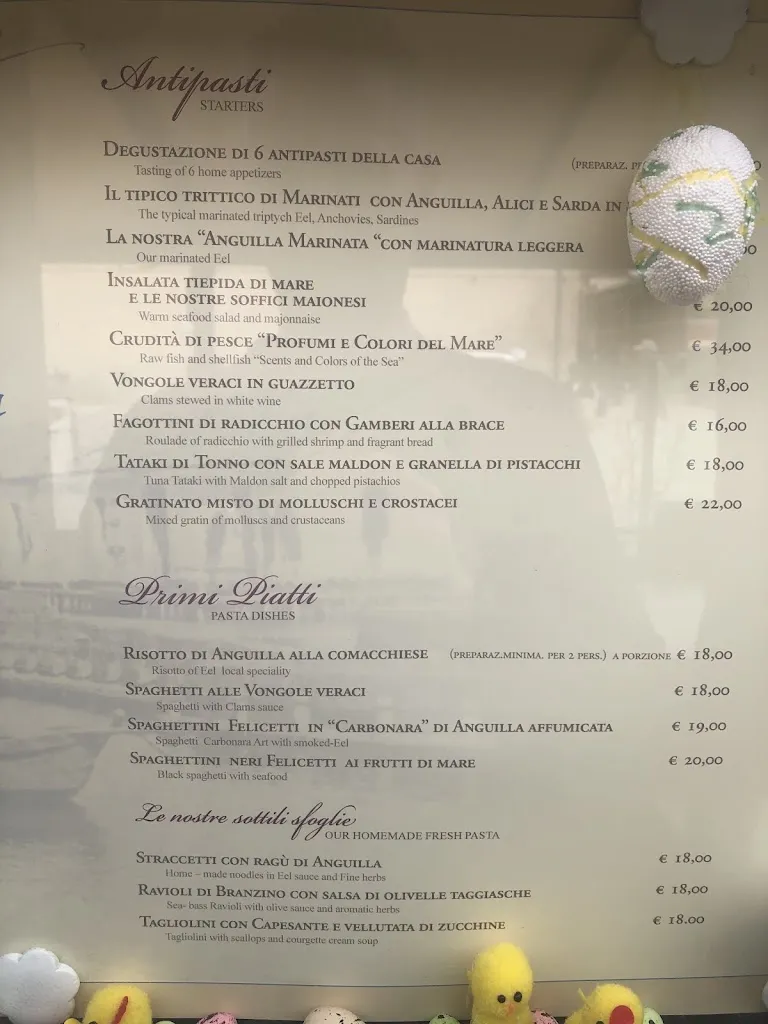 Menu_Antica Trattoria La Barcaccia_Comacchio_image_1