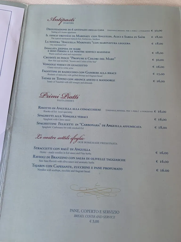 Menu_Antica Trattoria La Barcaccia_Comacchio_image_4